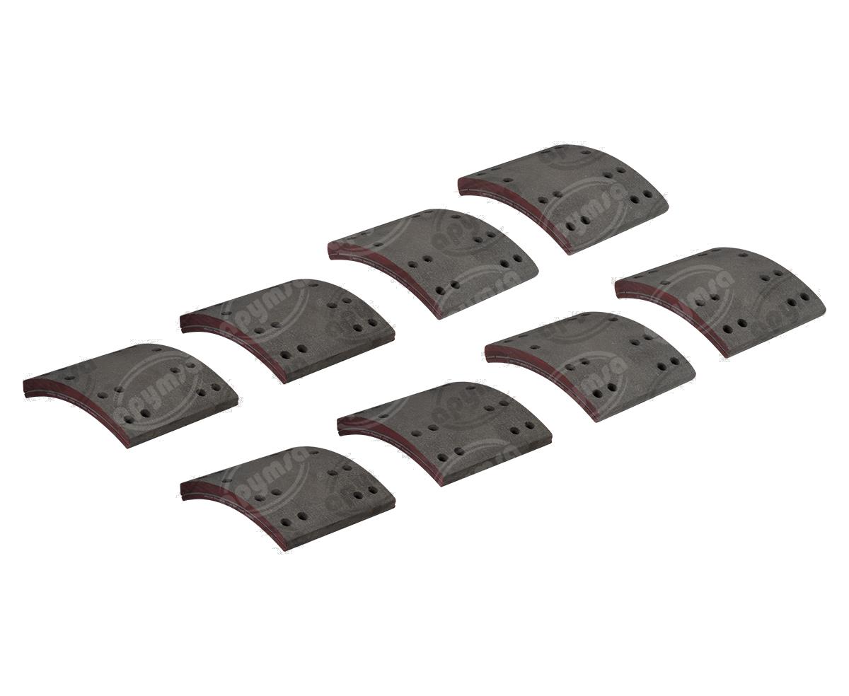 BALATA TRASERA FORMULA 6939 ROJA PARA ZAPATA 4709 AMERICAN BRAKEBLOK 4709D 6939 