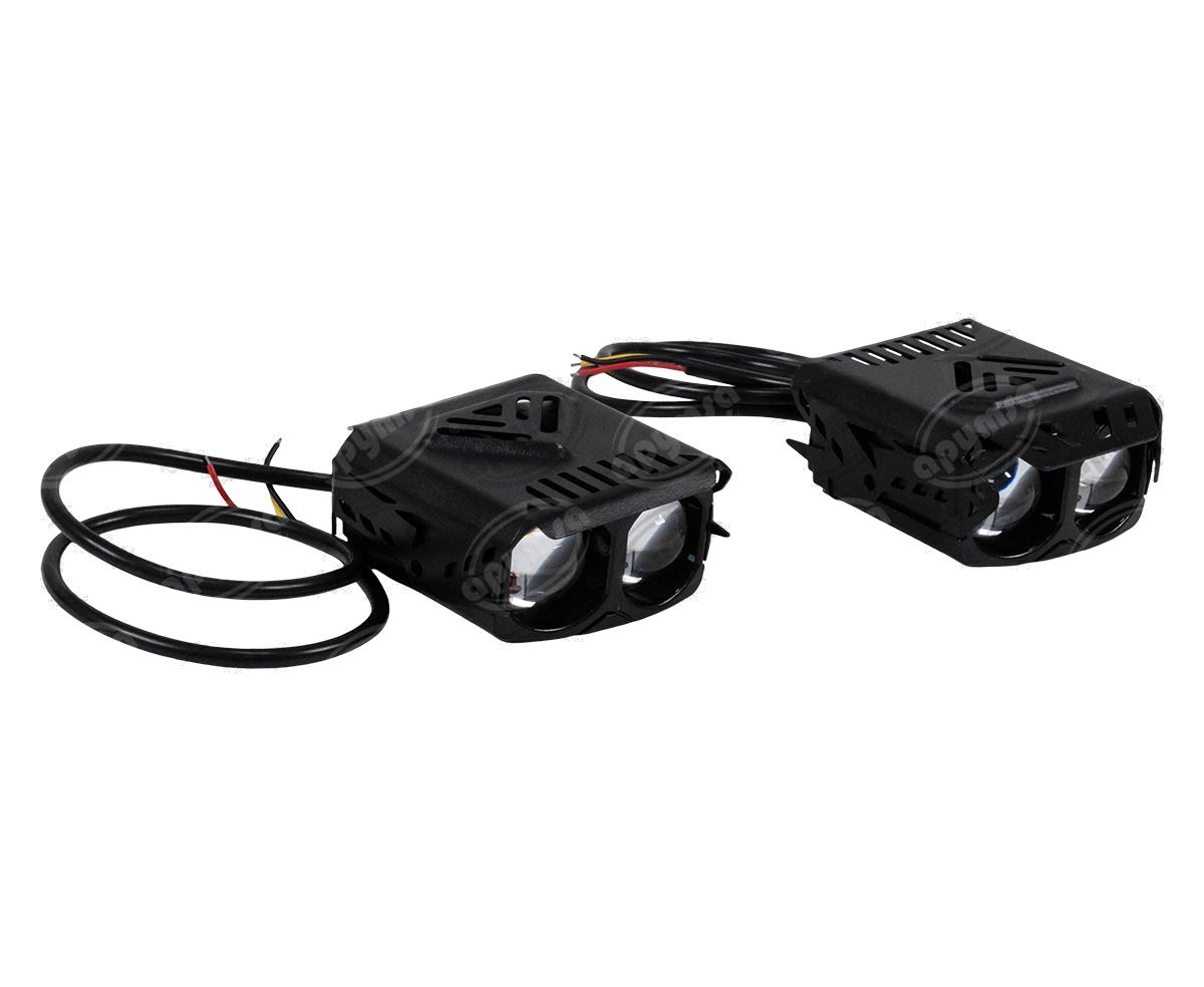 FARO AUXILIAR LED MOTOCICLETA POTENCIA: 20W-20W, 300LM, 12-80V CA/CD, 6,500K VENDELL ST-012 