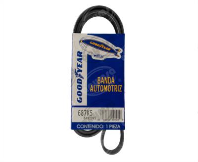 BANDA ARP POLY-V CHEVROLET FIAT GMC MERCEDES BENZ NISSAN RENAULT CONTINENTAL 687K5 
