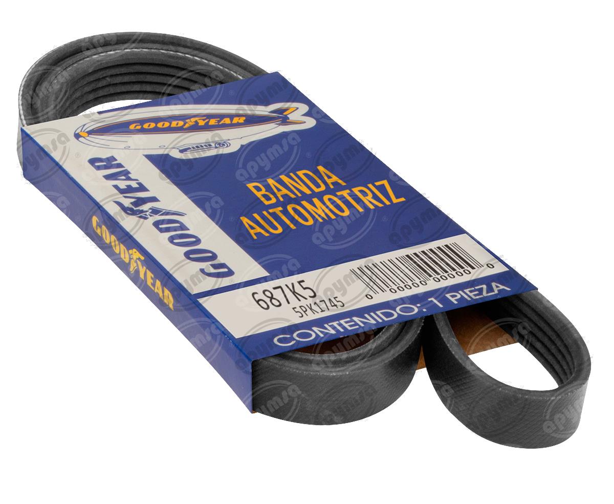 BANDA ARP POLY-V CHEVROLET FIAT GMC MERCEDES BENZ NISSAN RENAULT CONTINENTAL 687K5 