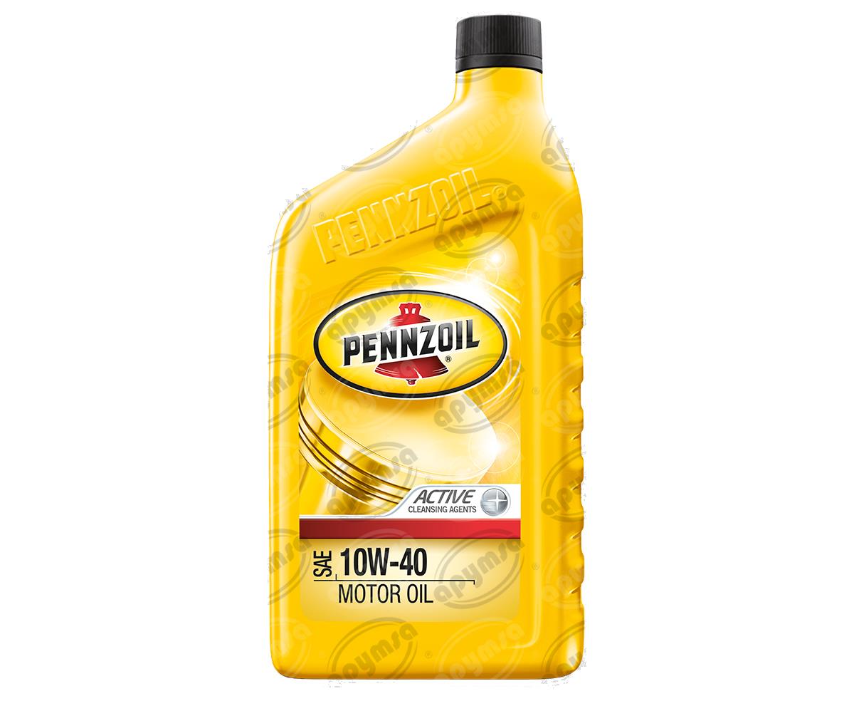 LUBRICANTE ACEITE MULTIGRADO (MINERAL) 10W-40 946ML MOTOR OIL LITRO PENNZOIL SAE 10W-40 SN GF5 