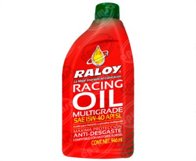 LUBRICANTE ACEITE MINERAL SL 15W40. 946ML RACING RALOY 6352 
