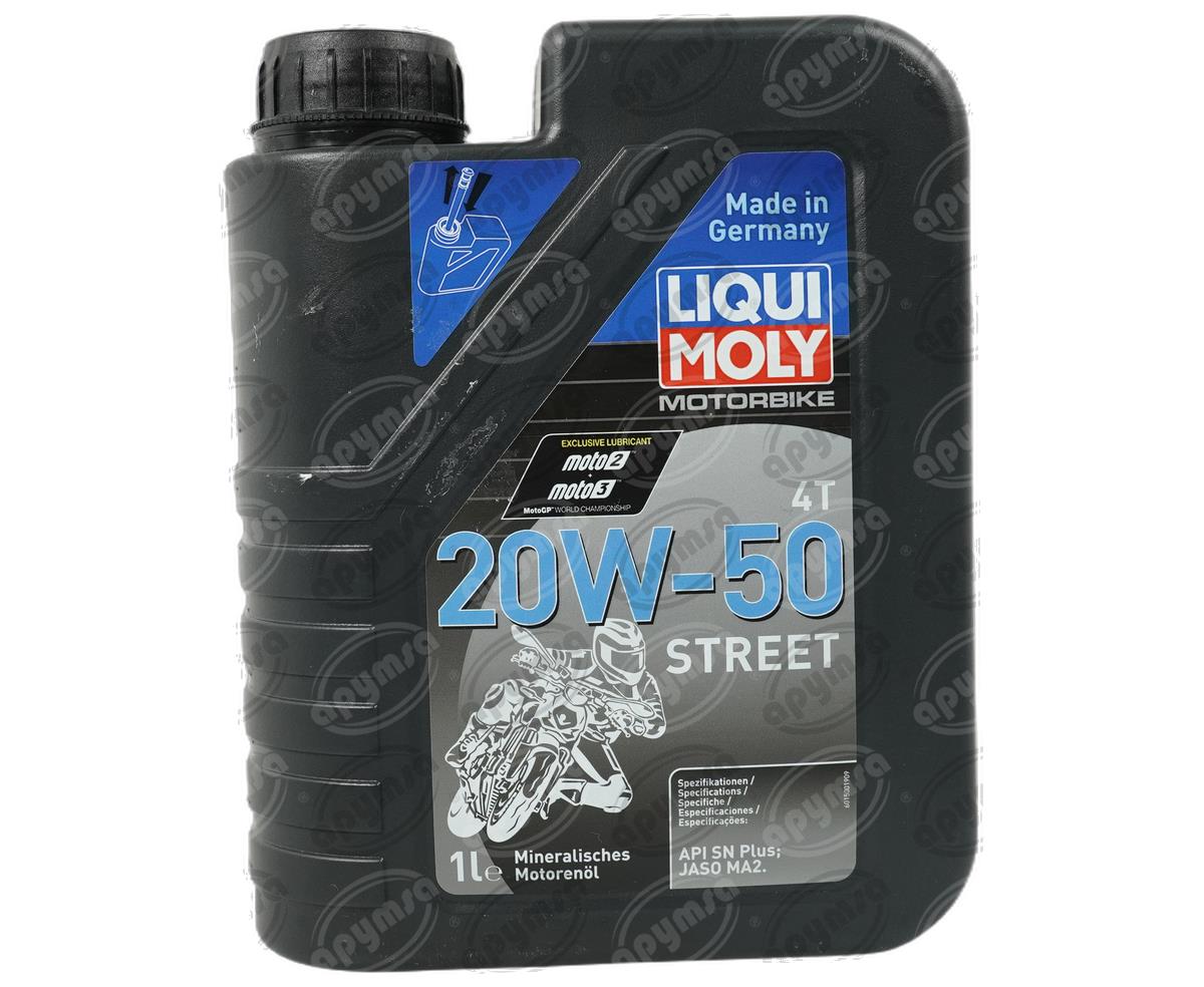 ACEITE MOTOCICLETA RACING 4T 20W50 LIQUI MOLY 1500 