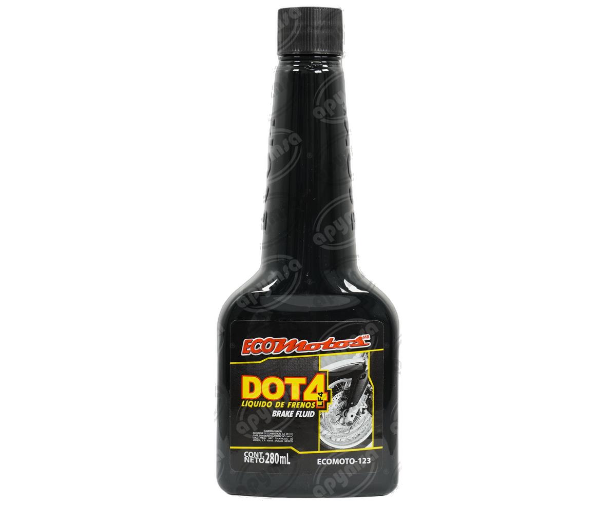 LIQUIDO DE FRENOS PARA MOTOCICLETA 280ML ECOM ECOMOTO-123 