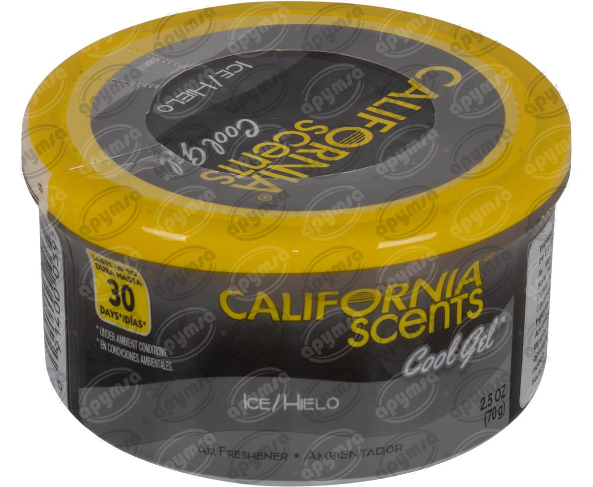 AROMATIZANTE AUTOMOTRIZ COOLGELICELAT 2.5 OZ CALIFORNIA SCENTS GACC2G060BP1 