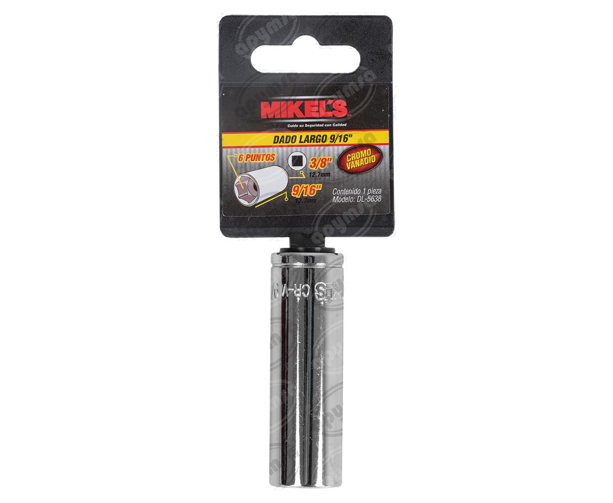 DADO LARGO CROMADO9/16" X 3/8" MIKELS DL-5638 