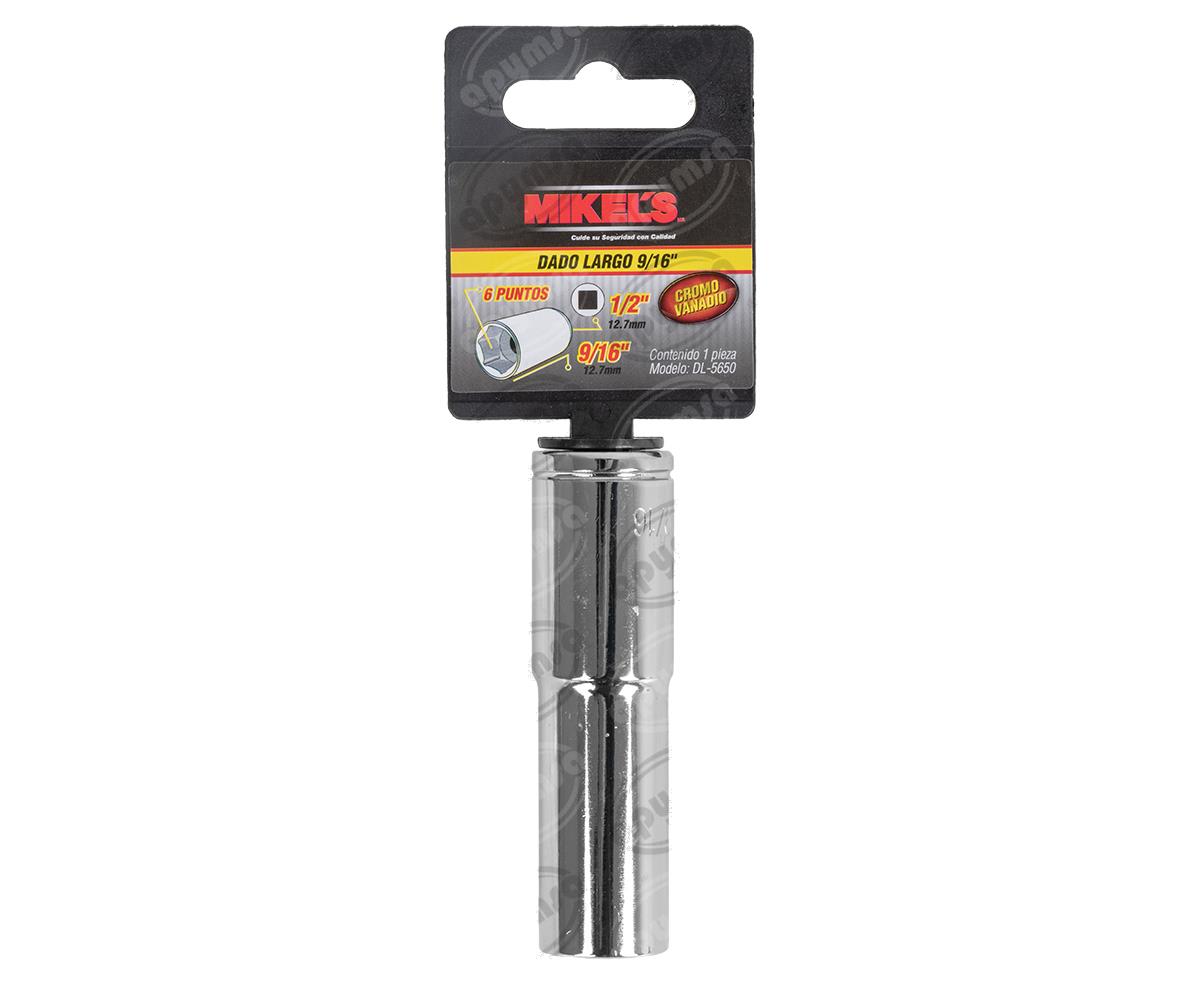 DADO LARGO CROMADO 9/16" X 1/2" MIKELS DL-5650 