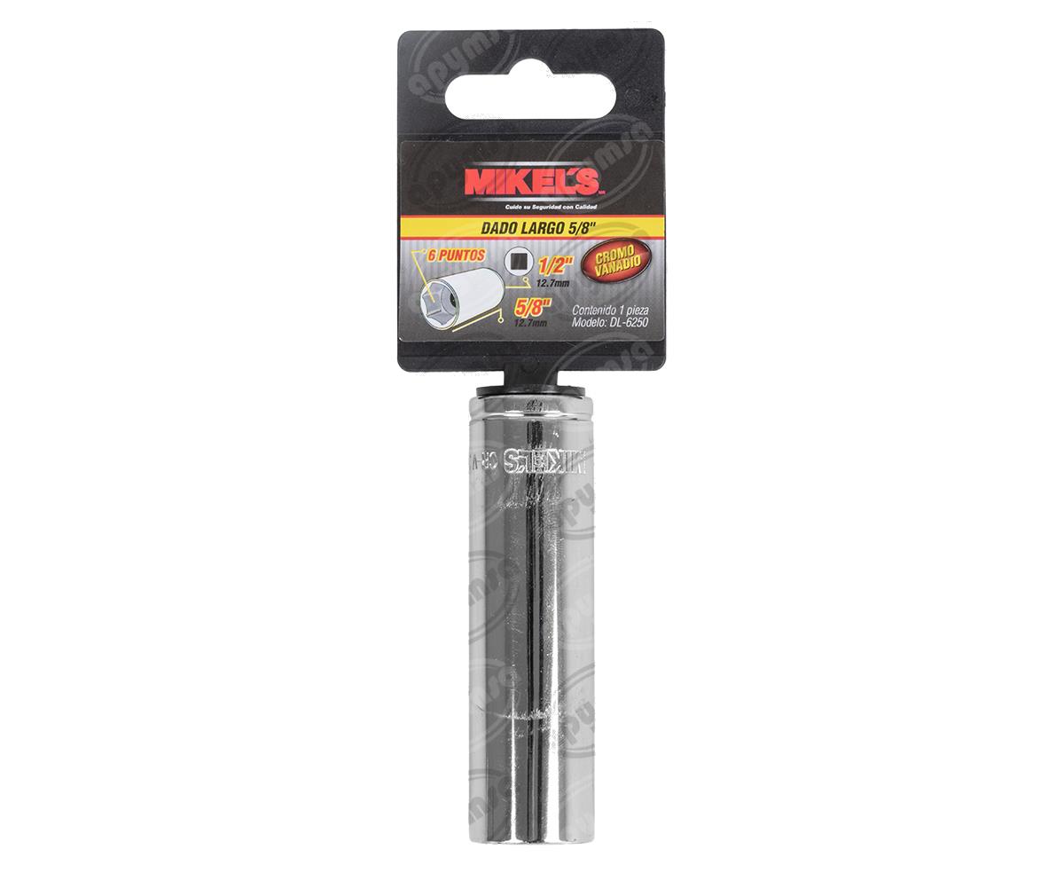 DADO LARGO CROMADO 5/8" X 1/2" MIKELS DL-6250 
