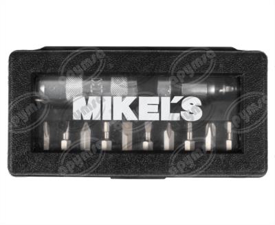 DESARMADOR VARIOS TIPOS DE IMPACTO 14 PZAS (INCLUYE ESTUCHE) MIKELS DIMP-14 