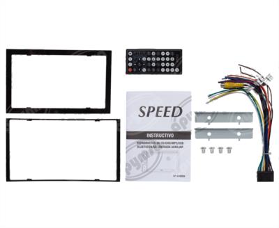 AUTOESTEREO AUTOMOTRIZ CD, MP3, USB, AM/FM AUX, BLUETOOTH, CONTROL REMOTO HF SP-6100UB 