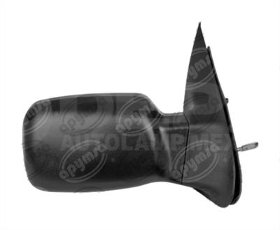 ESPEJO LATERAL DERECHO FORD COURIER 01-12 CON CONTROL CORRUGADO NEGRO GIVING 018-1205-02 