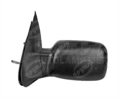 ESPEJO LATERAL IZQUIERDO FORD COURIER 01-12 CON CONTROL CORRUGADO NEGRO GIVING 018-1205-03 