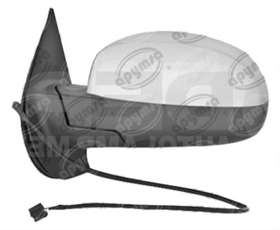 ESPEJO LATERAL IZQUIERDO CHEVROLET GMC CHEYENNE SUBURBAN 07-12 ELECTRICO POLYWAY 018-0642-11 
