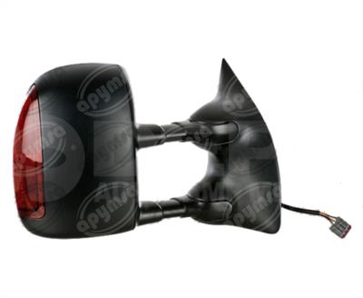 ESPEJO LATERAL DERECHO FORD F350 SUPER DUTY 99-07 CON DIRECCIONAL NEGRO DEPO 018-1239-06 