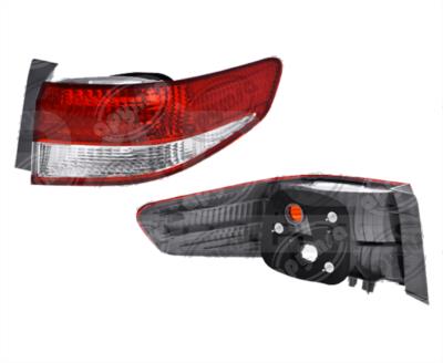 CALAVERA AUTOMOTRIZ DERECHA HONDA ACCORD 03-04 EXTERIOR 4 PUERTAS BLANCO ROJO DEPO 017-1301-12 