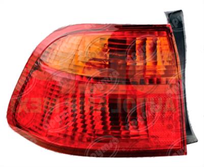 CALAVERA AUTOMOTRIZ IZQUIERDA AMBAR HONDA CIVIC 99-00 EXTERIO 4 PUERTAS AMBAR ROJO DEPO 017-1302-05 