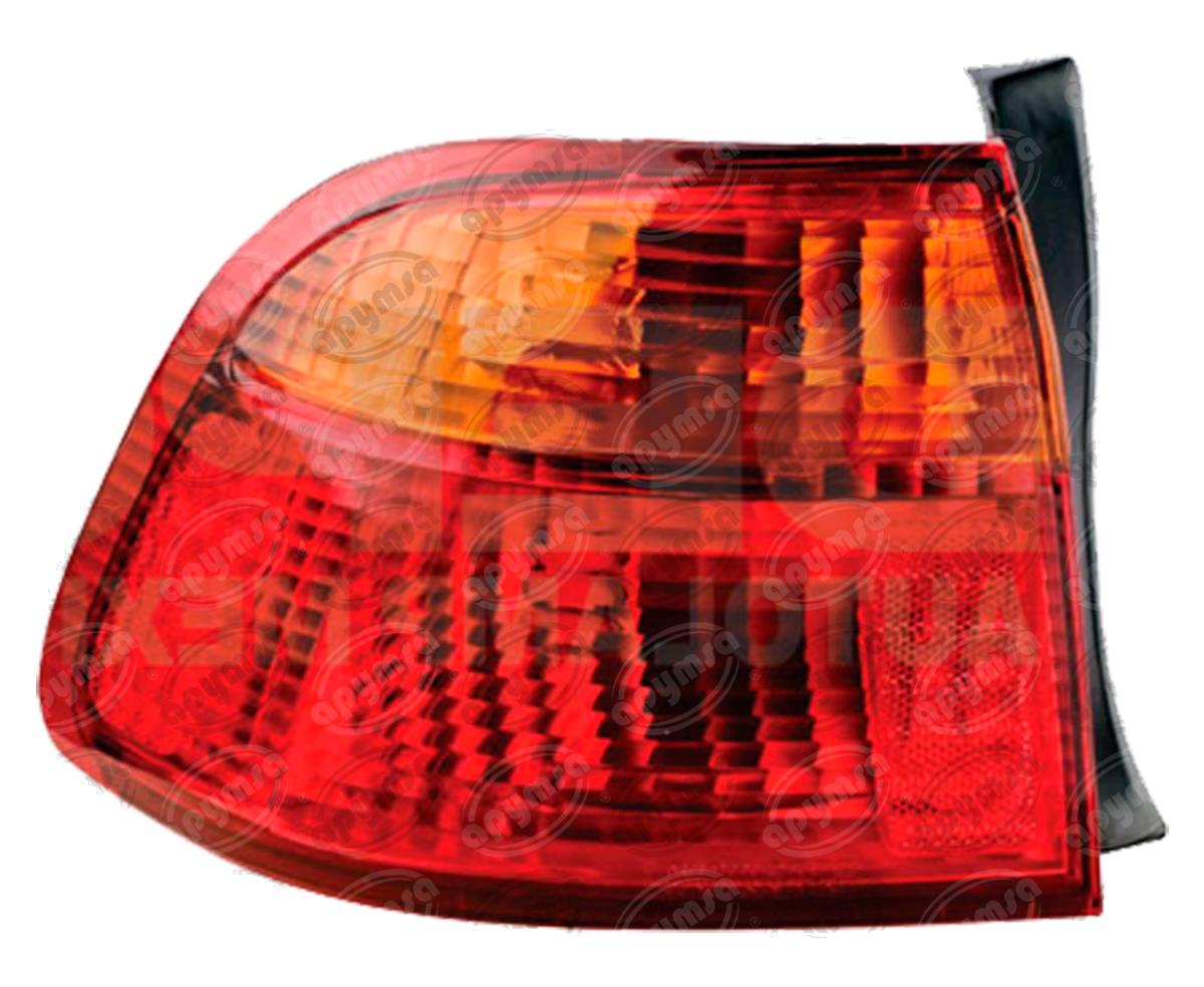 CALAVERA AUTOMOTRIZ IZQUIERDA AMBAR HONDA CIVIC 99-00 EXTERIO 4 PUERTAS AMBAR ROJO DEPO 017-1302-05 