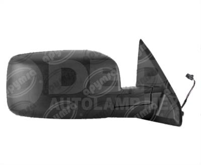 ESPEJO LATERAL DERECHO DODGE RAM 09-12 ELECTRICO CON DESEMPAÑANTE NEGRO DEPO 018-0916-20 