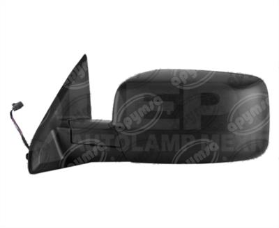 ESPEJO LATERAL IZQUIERDO DODGE RAM 09-12 ELECTRICO CON DESEMPAÑANTE NEGRO DEPO 018-0916-21 