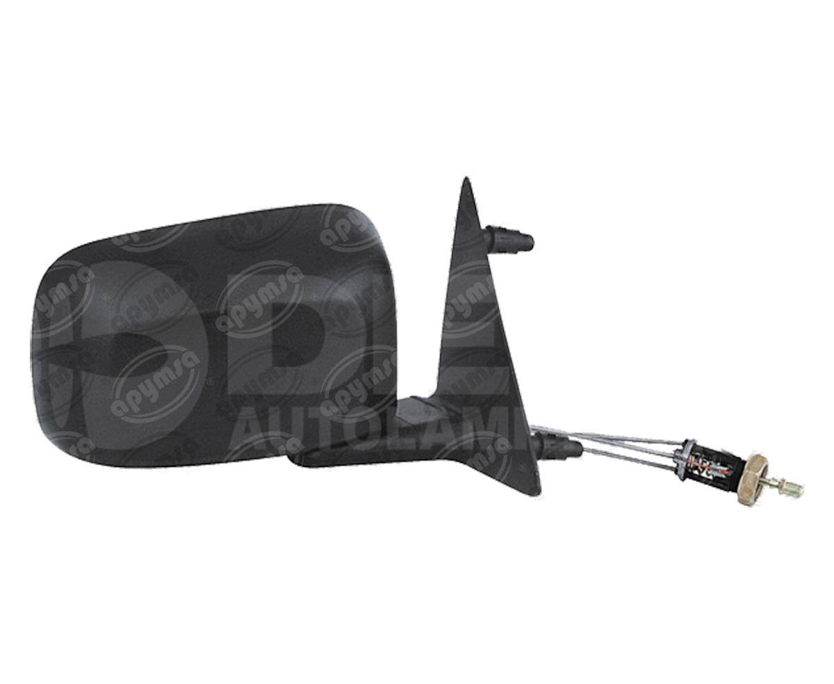 ESPEJO LATERAL IZQUIERDO VW GOLF JETTA 88-92  CON CONTROL NEGRO DEPO 018-3112-00 