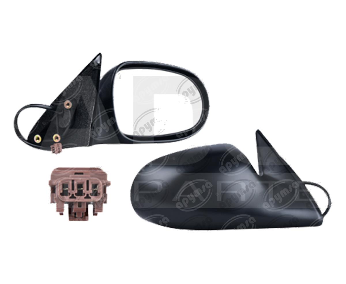 ESPEJO LATERAL DERECHO NISSAN SENTRA 96-00 LUCINO 96-98  ELECTRICO NEGRO DEPO 018-2316-08 