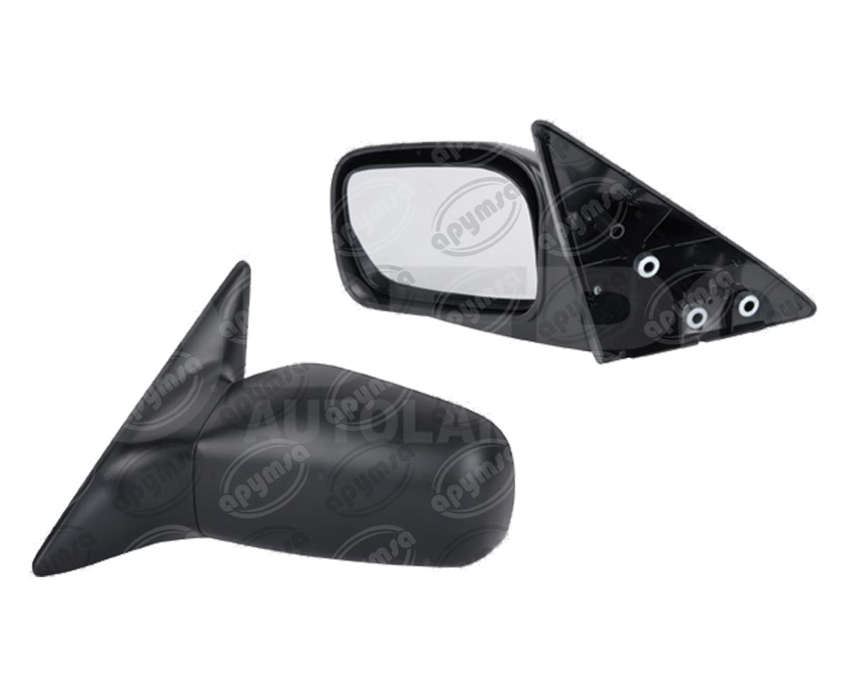 ESPEJO LATERAL IZQUIERDO NISSAN TSURU III 92-12 MANUAL NEGRO DEPO 018-2321-15 