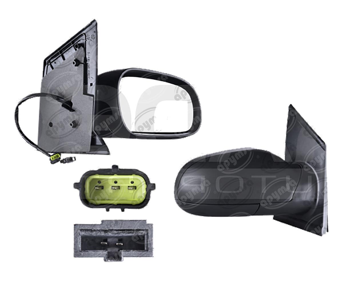 ESPEJO LATERAL DERECHO VW CROSSFOX 07-10 LUPO 05-09/ SPORT VAN 07-09 ELEC DEPO 018-3107-00 