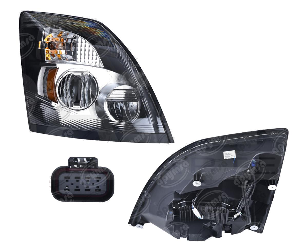 UNIDAD PRINCIPAL CENTRAL FARO VL VNL 3RA GEN 15-16 FONDO CROMO C/MODULO LED  019-3215-06 