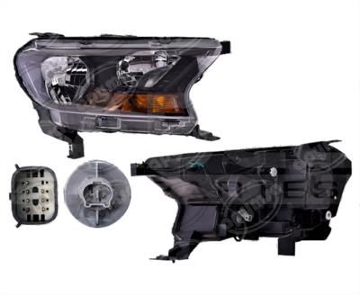 UNIDAD PRINCIPAL DERECHA FARO FD RANGER 17-21 MANUAL/ELECTRICO FONDO NEGRO DEPO 019-1230-36 