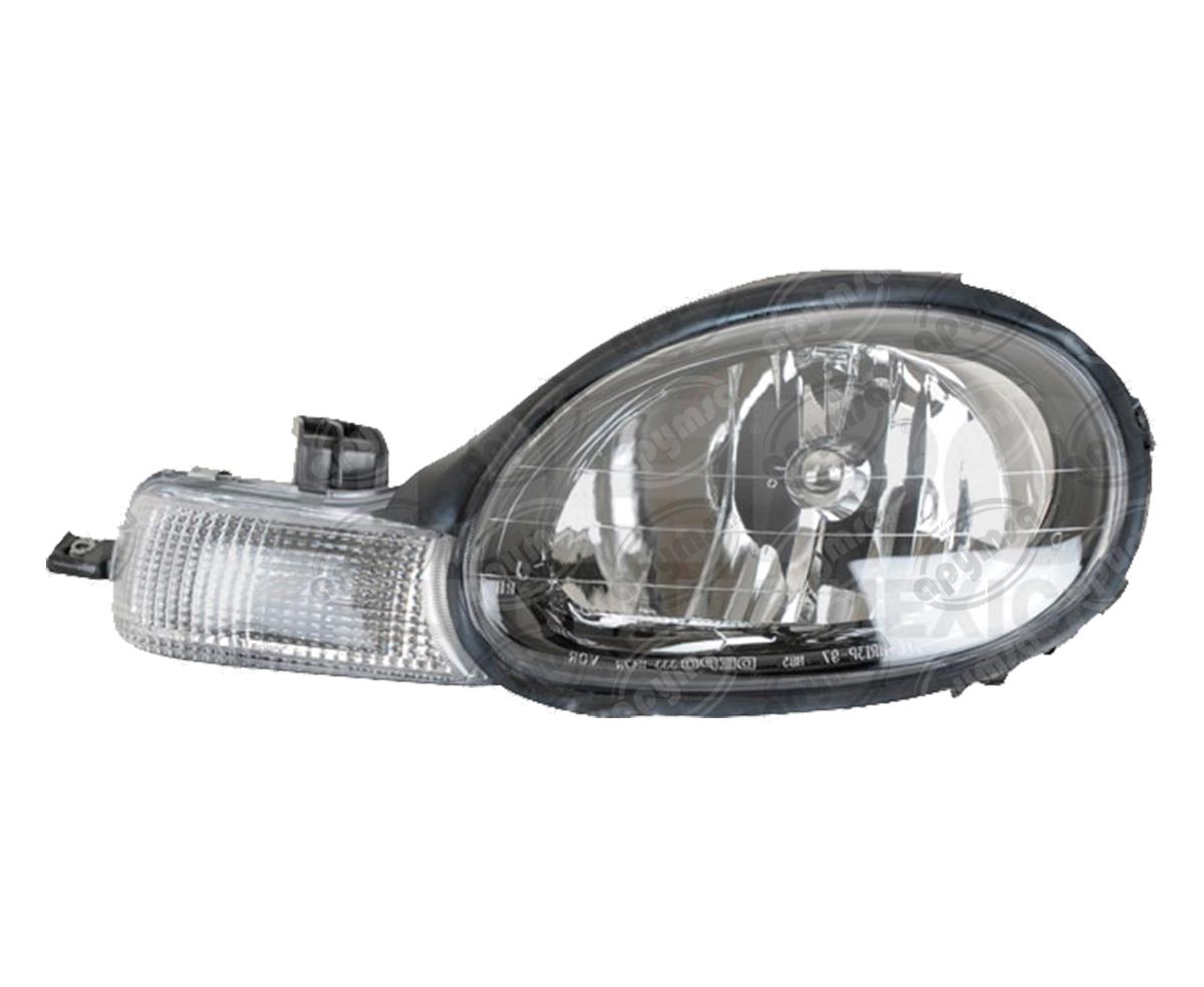 UNIDAD PRINCIPAL IZQUIERDA DODGE NEON 00-02 CON BISEL NEGRO DEPO 019-0912-07 