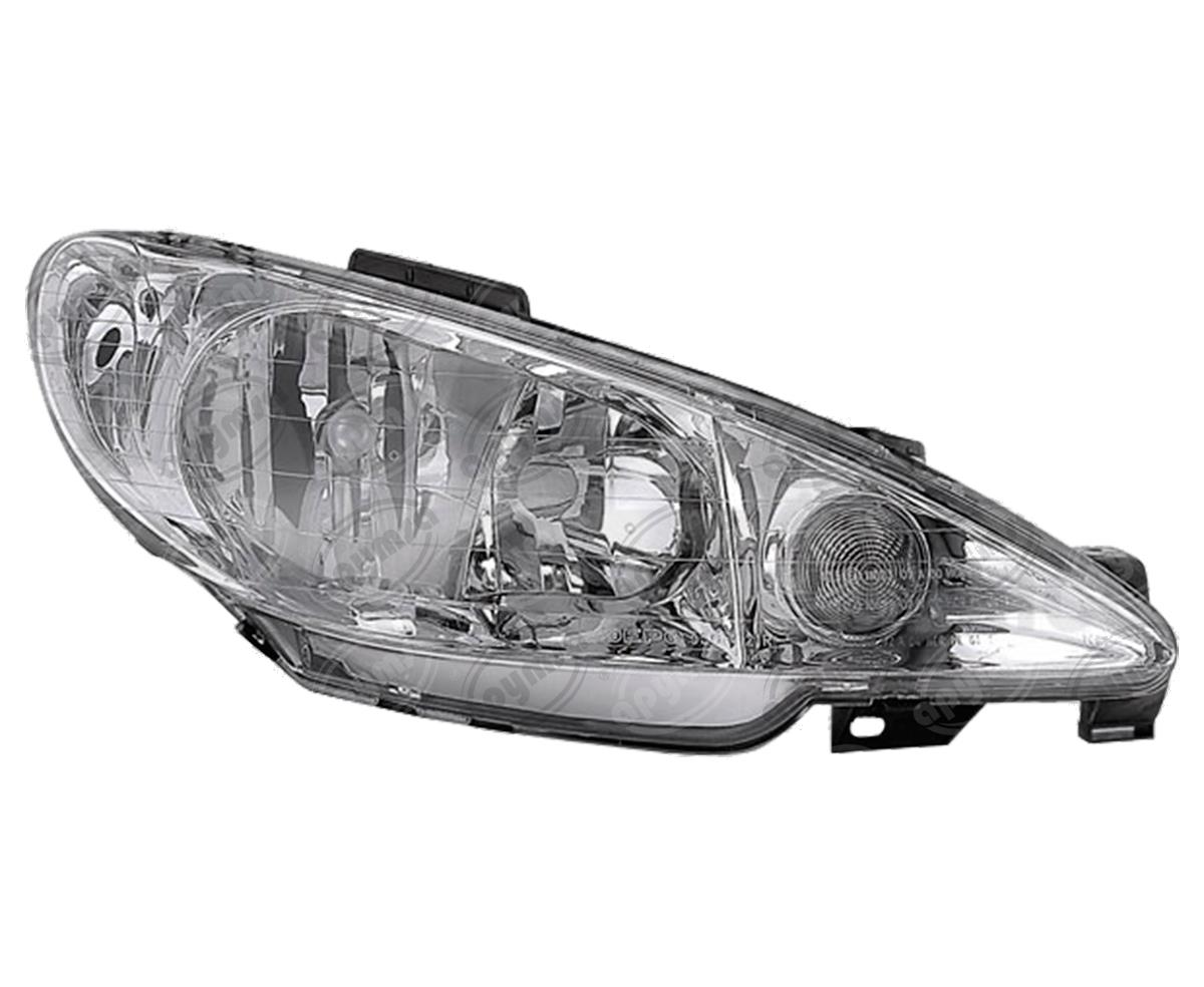 UNIDAD PRINCIPAL DERECHA PEUGEOT 206 03-08 CON BASE LISO DEPO 019-2401-02 