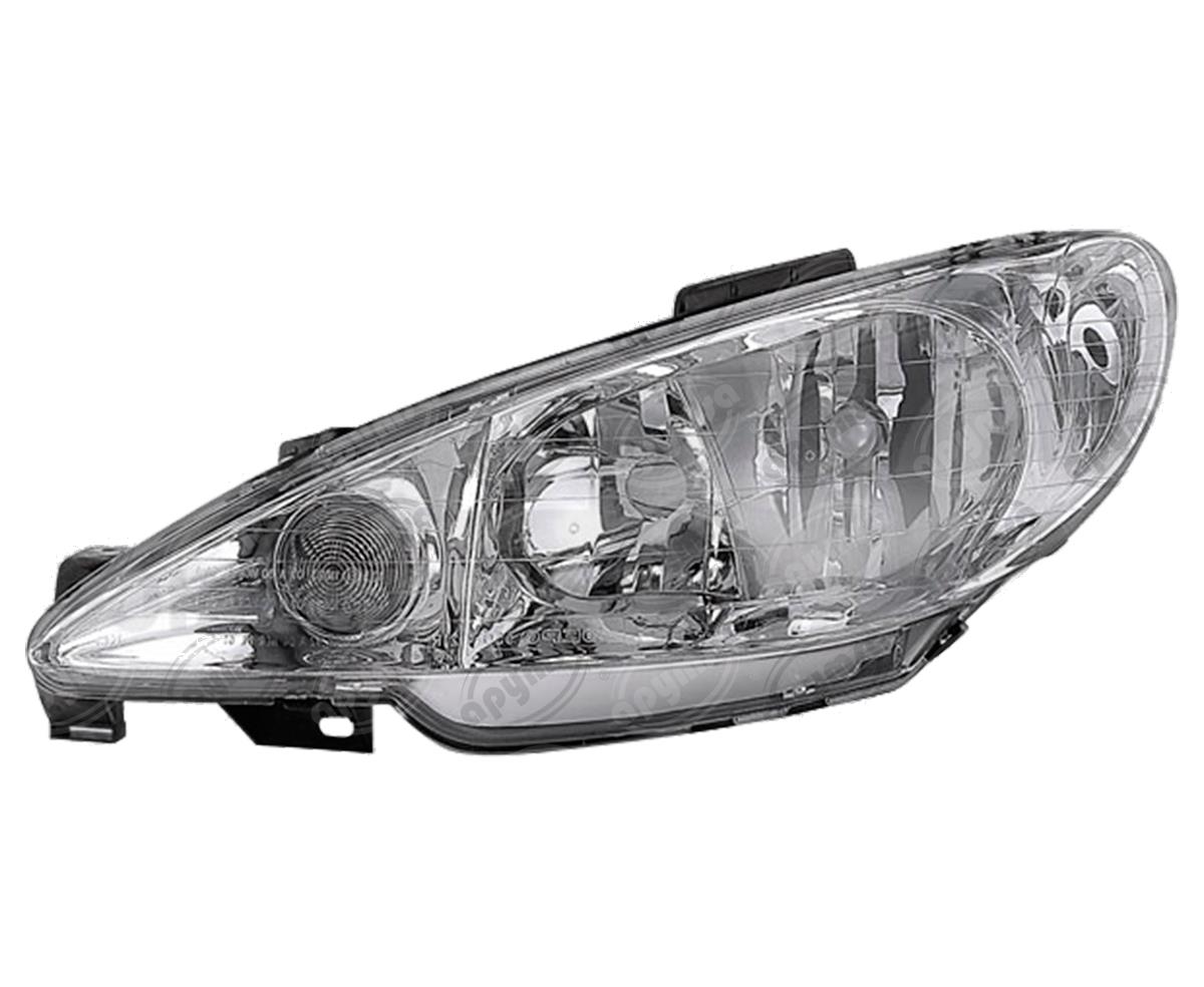 UNIDAD PRINCIPAL IZQUIERDA PEUGEOT 206 03-08 CON BASE LISO DEPO 019-2401-03 