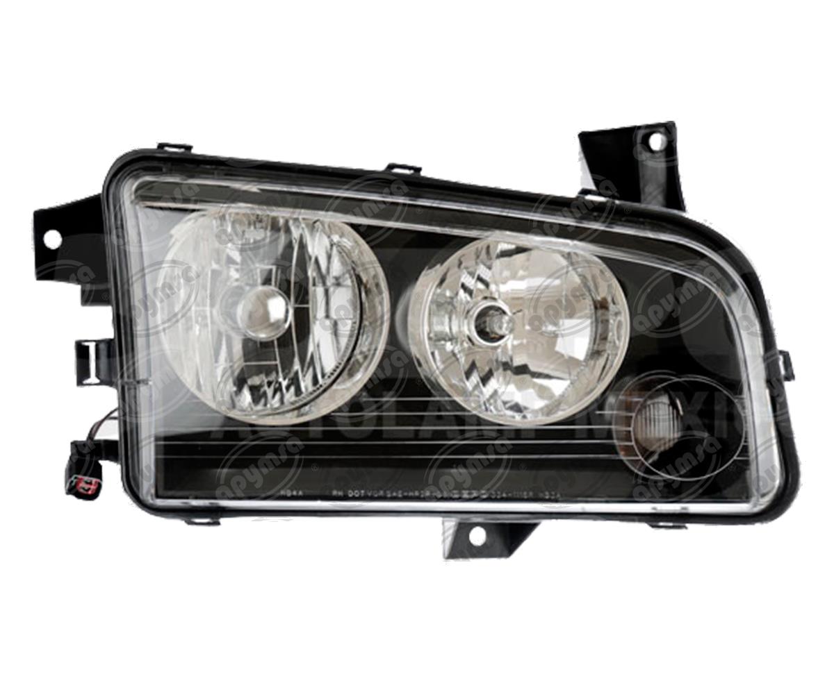 UNIDAD PRINCIPAL DERECHA DODGE CHARGER 06-08 FONDO NEGRO DEPO 019-0906-00 