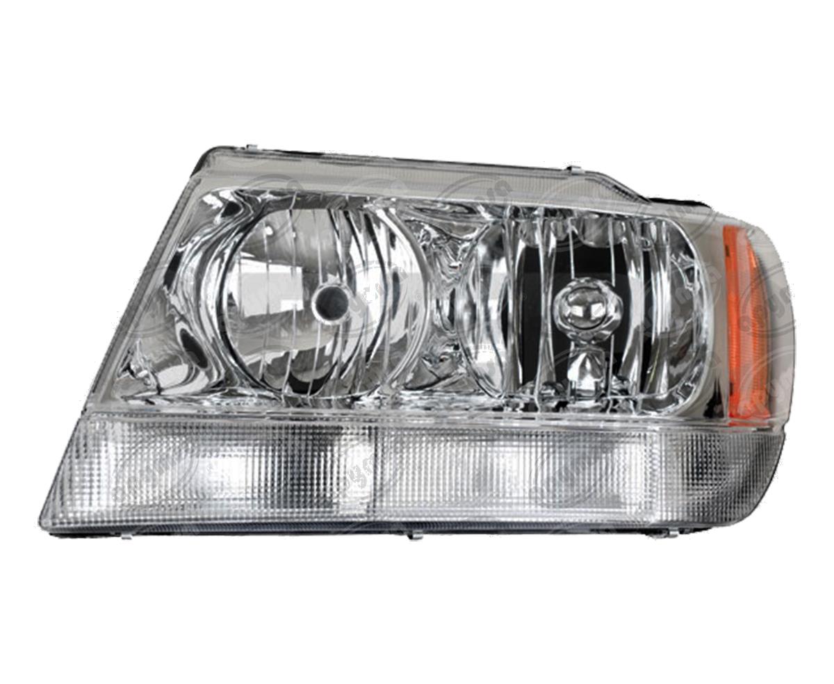 UNIDAD PRINCIPAL IZQUIERDA JEEP GRAND CHEROKEE 99-04 FONDO CLARO CUARTO BLANC DEPO 019-1605-03 