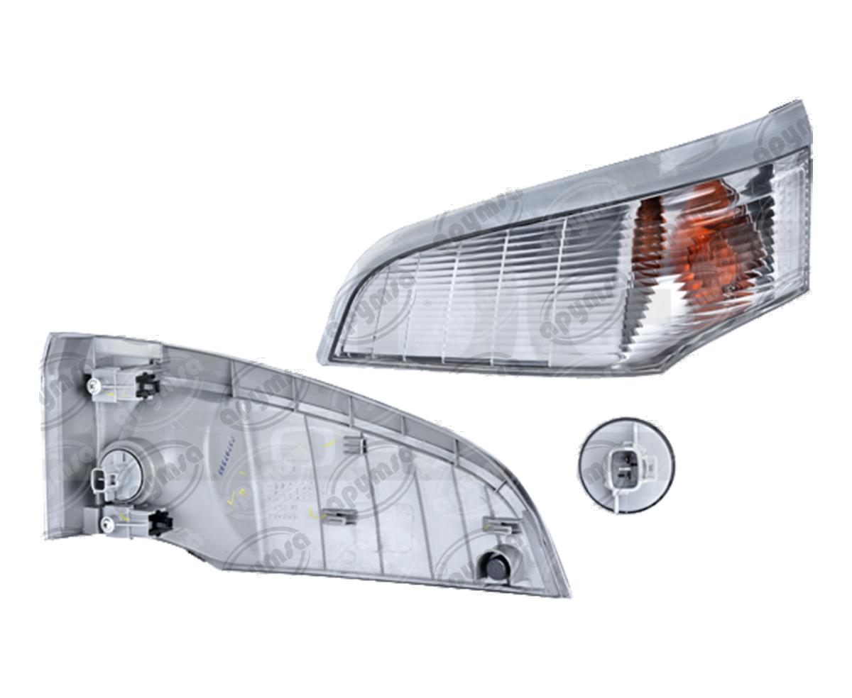 LUZ DIRECCIONAL MICA TRANSPARENTE IZQUIERDA FRONTALFREIGHTLINER FL 360 10-16 DEPO 013-3806-03 