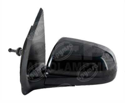 ESPEJO LATERAL IZQUIERDO CHEVROLET AVEO 08-16 CON CONTROL NEGRO POLYWAY 018-0604-05 