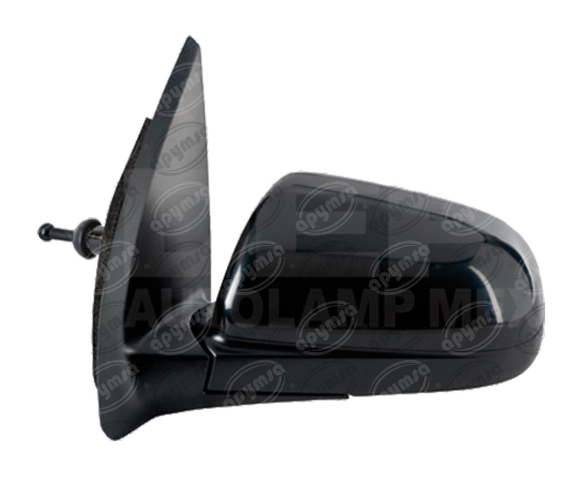 ESPEJO LATERAL IZQUIERDO CHEVROLET AVEO 08-16 CON CONTROL NEGRO POLYWAY 018-0604-05 