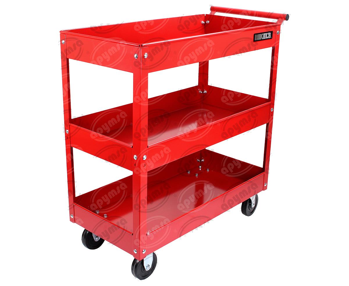 CARRO SERVICIO TRIPLE CHAROLA MIKELS CS-3 