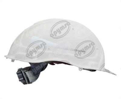 CASCO SEGURIDAD PREMIUM DE MATRACA 4 PUNTOS BLANCO APYMSA SAFETY 1CP-LICA-4MB 