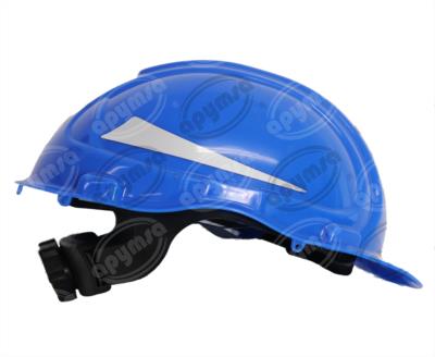CASCO SEGURIDAD PREMIUM DE MATRACA 4 PUNTOS AZUL APYMSA SAFETY 1CP-LICA-4MZ 