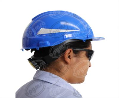 CASCO SEGURIDAD PREMIUM DE MATRACA 4 PUNTOS AZUL APYMSA SAFETY 1CP-LICA-4MZ 
