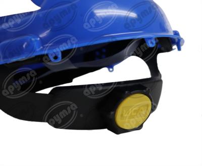 CASCO SEGURIDAD PREMIUM DE MATRACA 4 PUNTOS AZUL APYMSA SAFETY 1CP-LICA-4MZ 