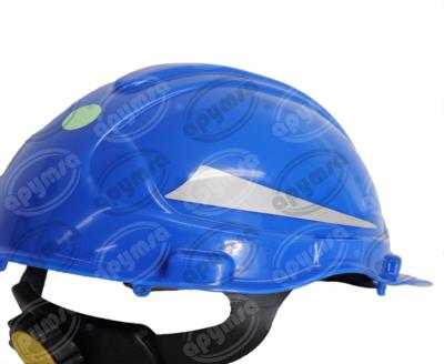 CASCO SEGURIDAD PREMIUM DE MATRACA 4 PUNTOS AZUL APYMSA SAFETY 1CP-LICA-4MZ 