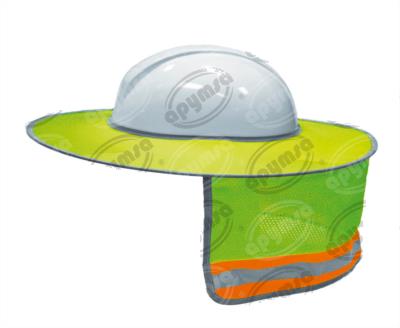CUBRE CASCO AMARILLO CON NUQUERA APYMSA SAFETY HATNUQ 