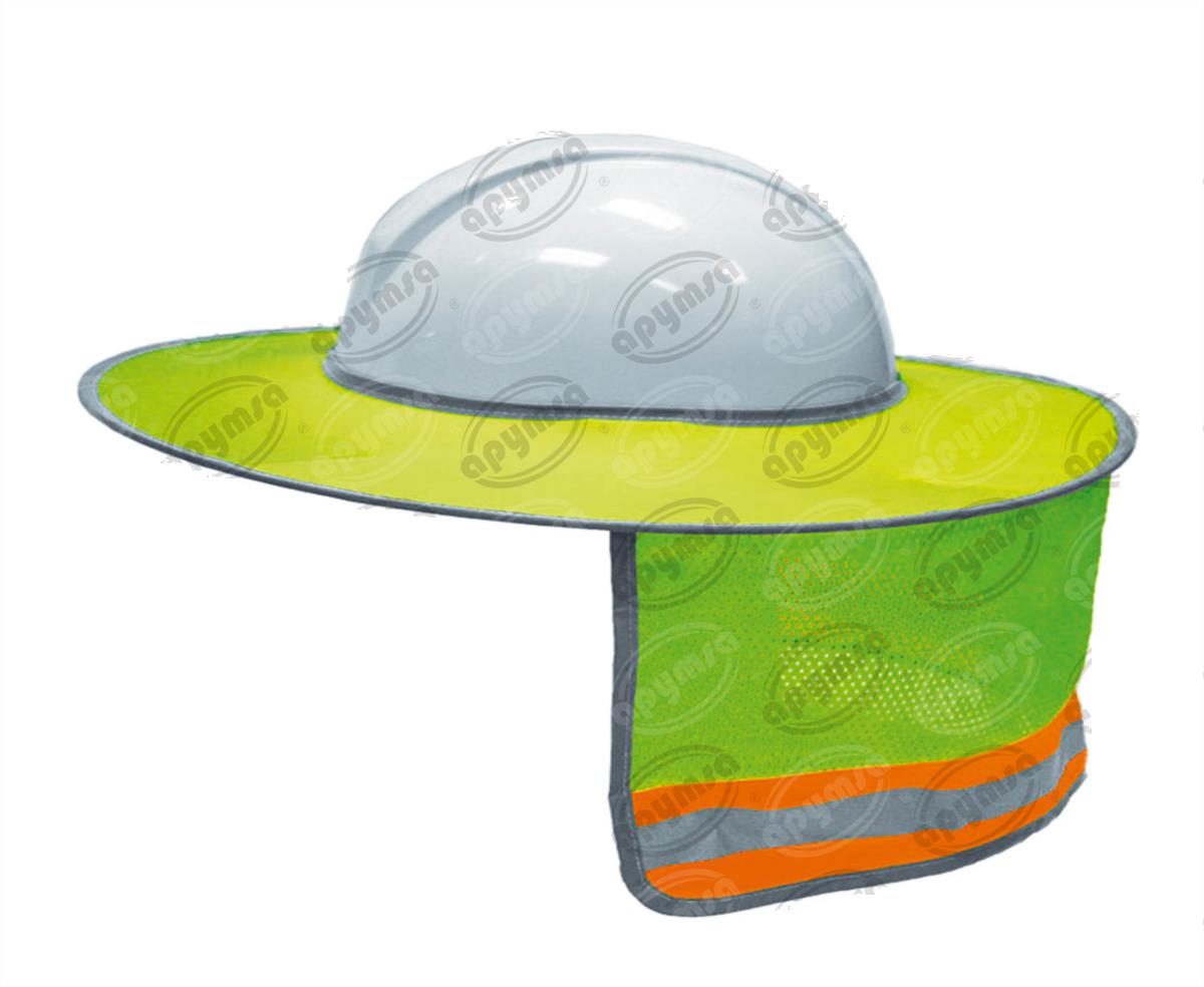 CUBRE CASCO AMARILLO CON NUQUERA APYMSA SAFETY HATNUQ 