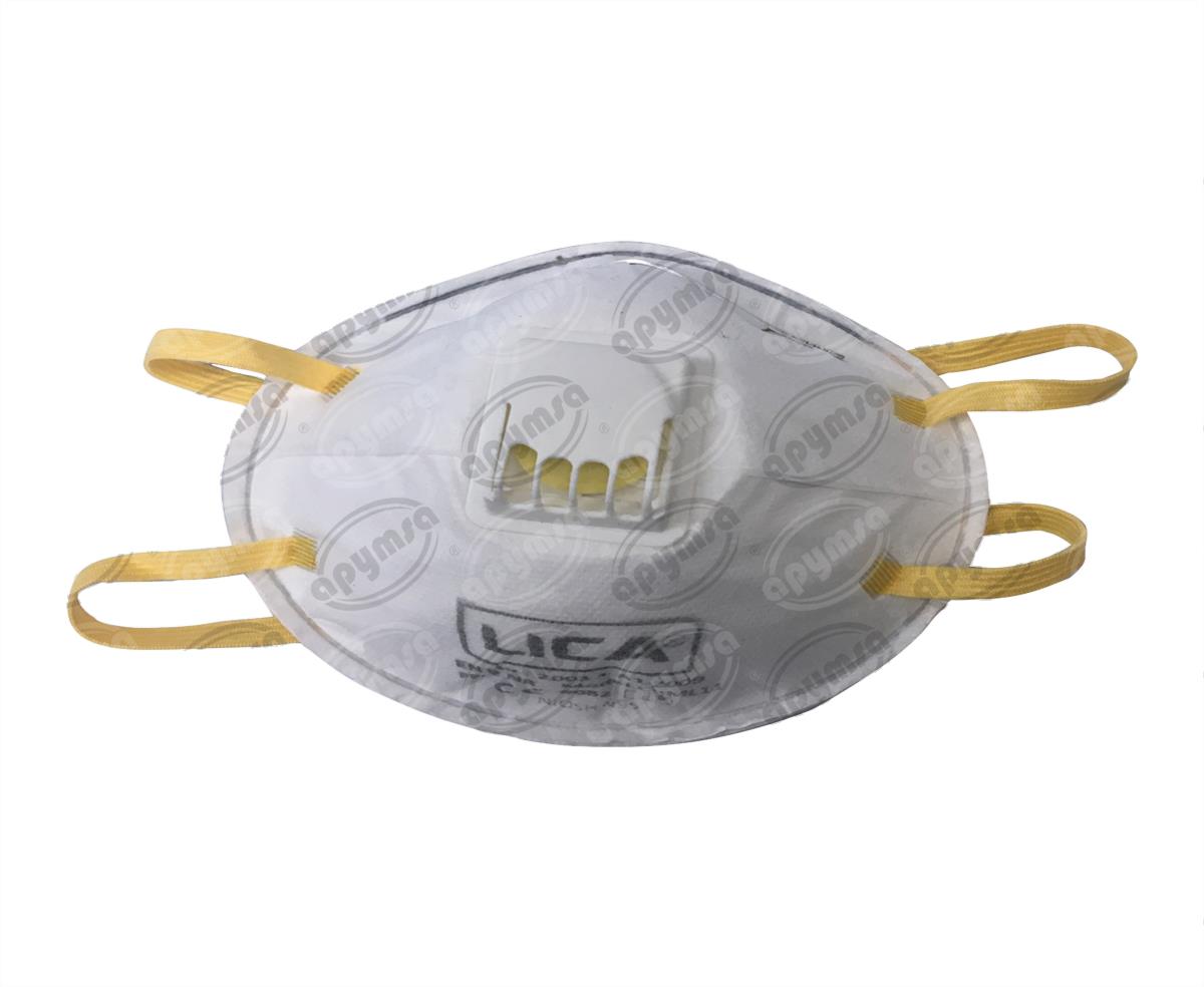 MASCARILLA RESPIRATORIA PARA PARTICULAS SÓLIDAS CON VÁLVULA APYMSA SAFETY CHML11 