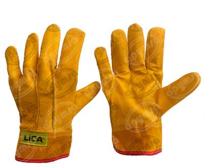 GUANTE SEGURIDAD TIPO ELECTRICISTA C/PUÑO CARNAZA (L) APYMSA SAFETY A182RG-L 
