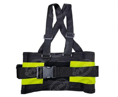 FAJA ELASTICA ALTA VISIBILIDAD 3ER CINTURON C/TIRANTE NEGRO MD APYMSA SAFETY FL600HV-MD 
