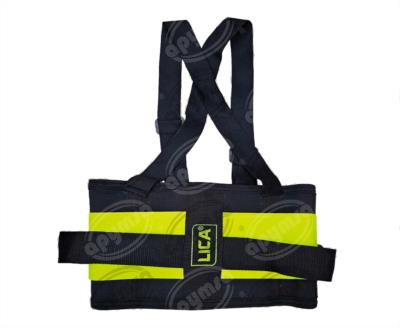 FAJA ELASTICA ALTA VISIBILIDAD 3ER CINTURON C/TIRANTE NEGRO GD APYMSA SAFETY FL600HV-GD 