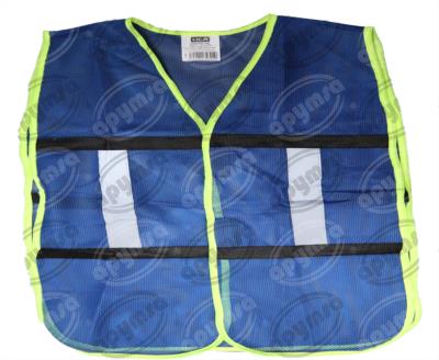 CHALECO SEGURIDAD AZUL CON REFLEJANTE APYMSA SAFETY CLR2001AZ 